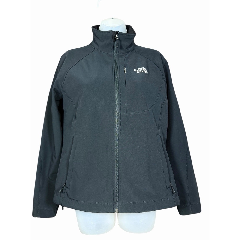 The North Face Apex Bionic Softshell Jacket Women's Medium Black Fleece Lined